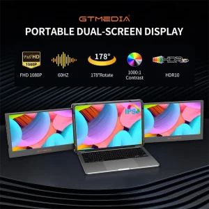 11.6 Inch Portable Monitor Laptop Triple Dual Extender
